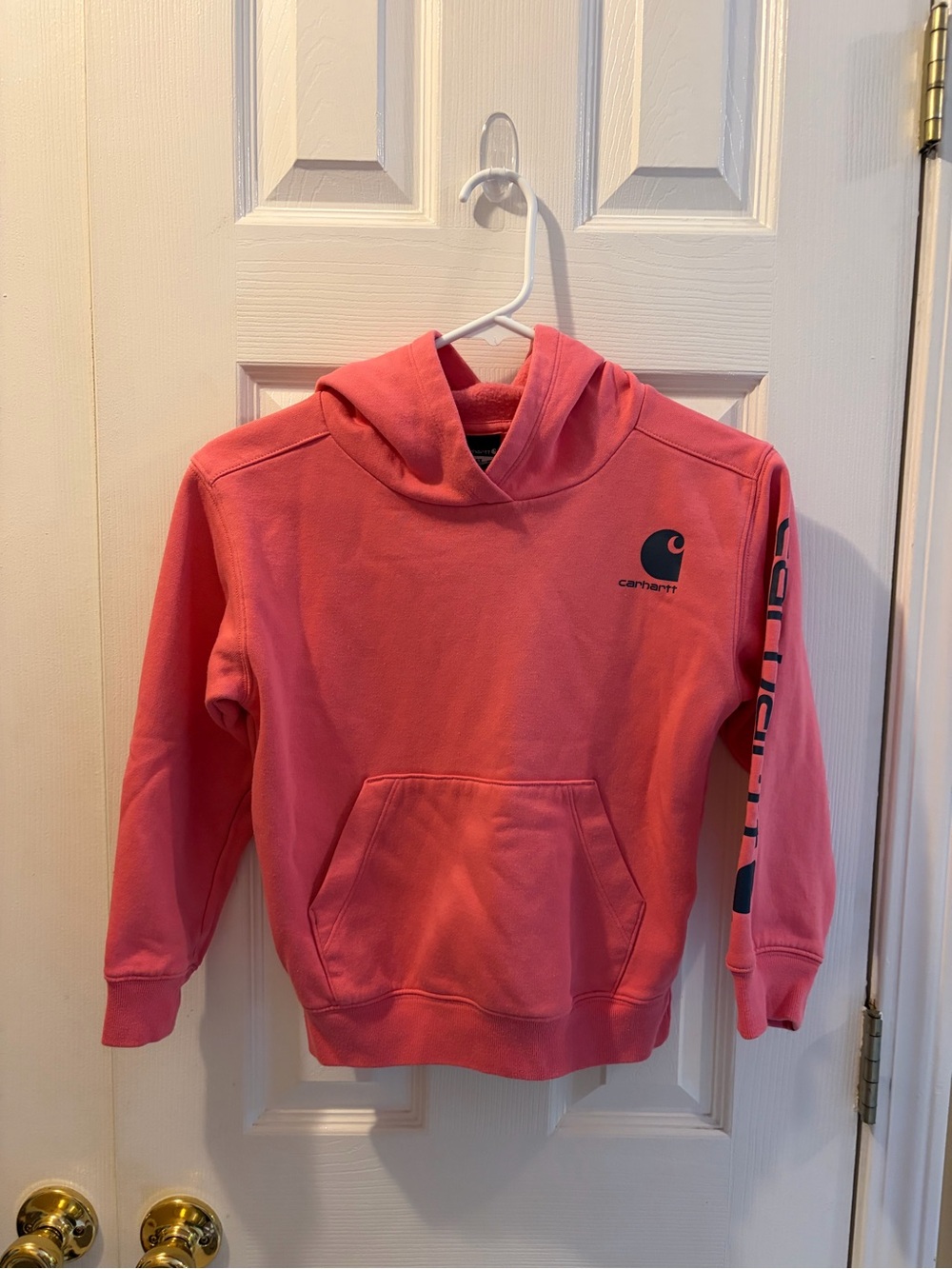 Carhartt Kids Coral Pink Pullover Hoodie